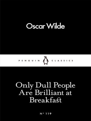 cover image of Only Dull People Are Brilliant at Breakfast